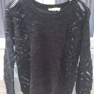 Cut-Out Fitted Sweater